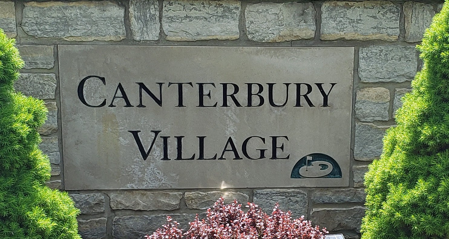 Canterbury Village Sign